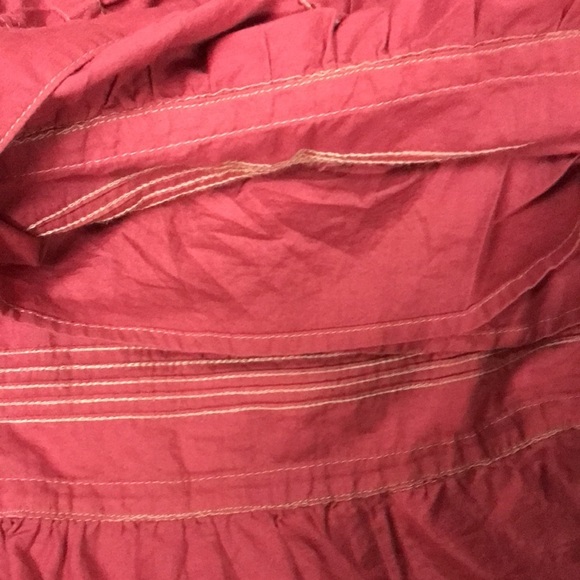 Lauren Ralph Lauren maxi skirt 16 cotton ruffle button front pockets feminine - Picture 14 of 14